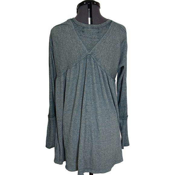 Free People Citrine Thermal Henley Swing Top - Picture 4 of 8